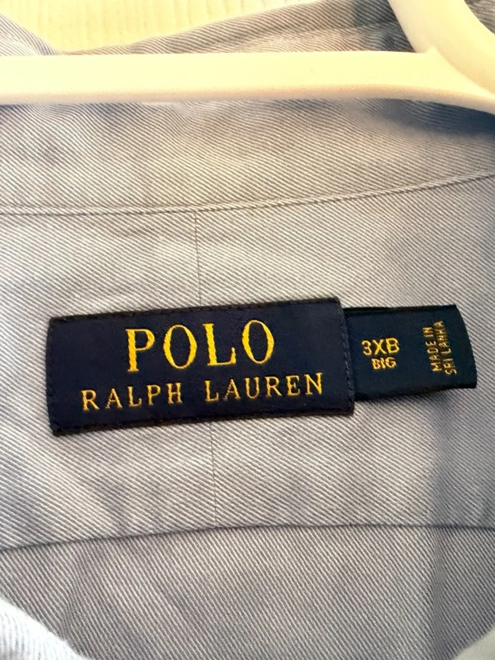 Men’s Ralph Lauren Big & Tall oxford shirt 3XB